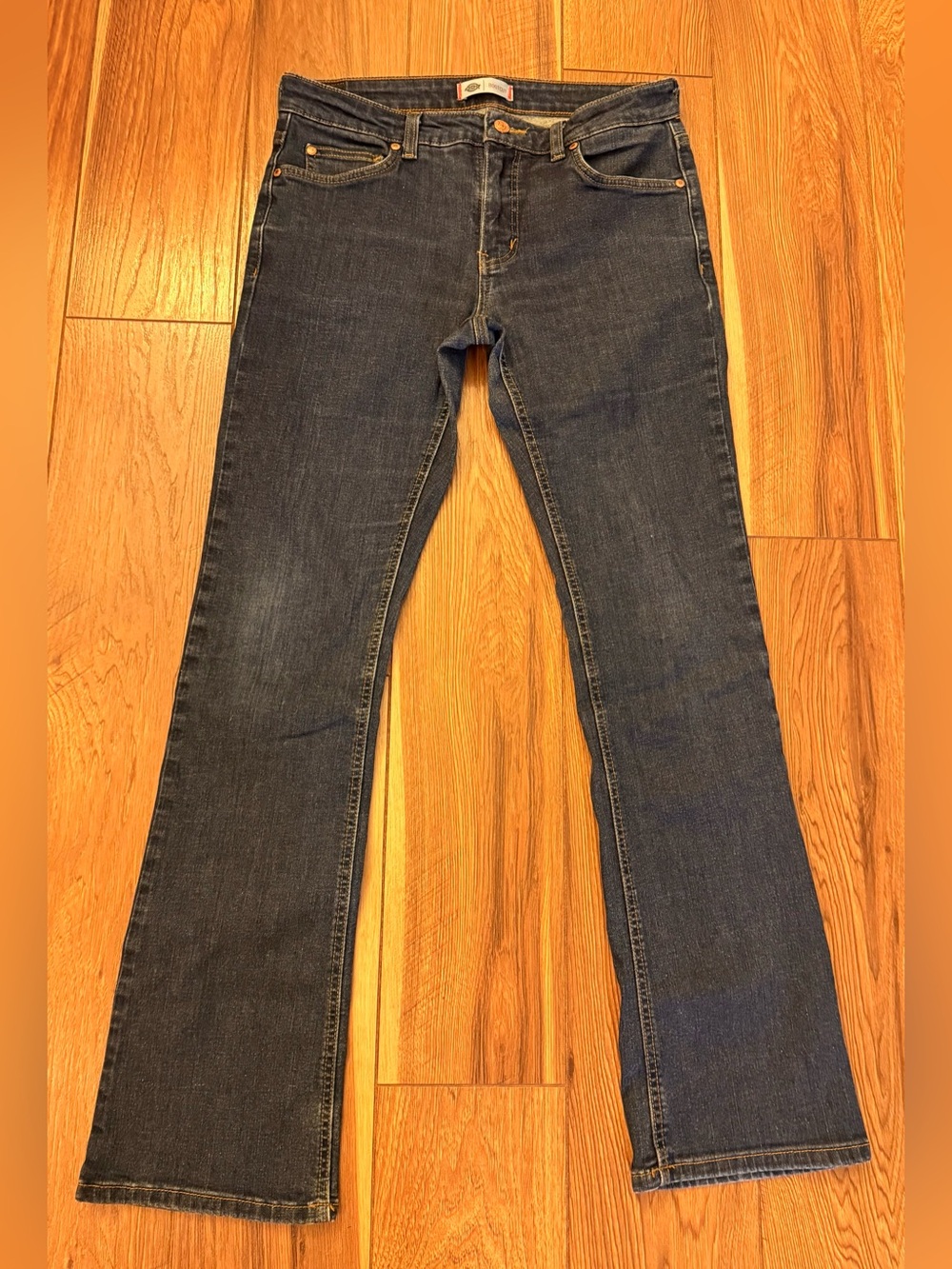 Dickies Women's Dark Blue Boot-Cut Jeans